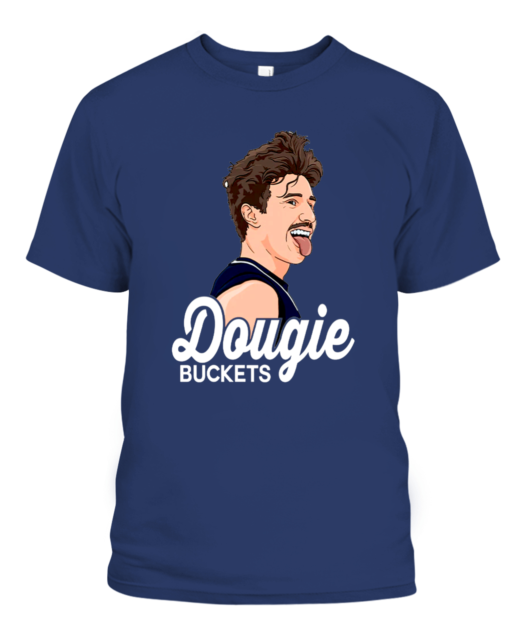 DOUGIE BUCKETS SHIRT Doug Edert, Saint Peter's Peacocks Ellie Shirt