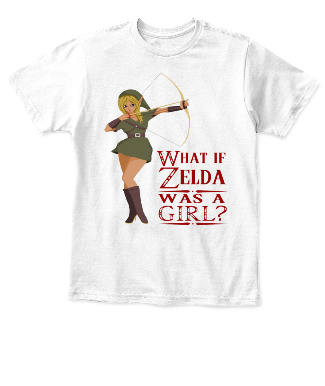 Underskrift lommelygter chef WHAT IF ZELDA WAS A GIRL SHIRT - Ellie Shirt
