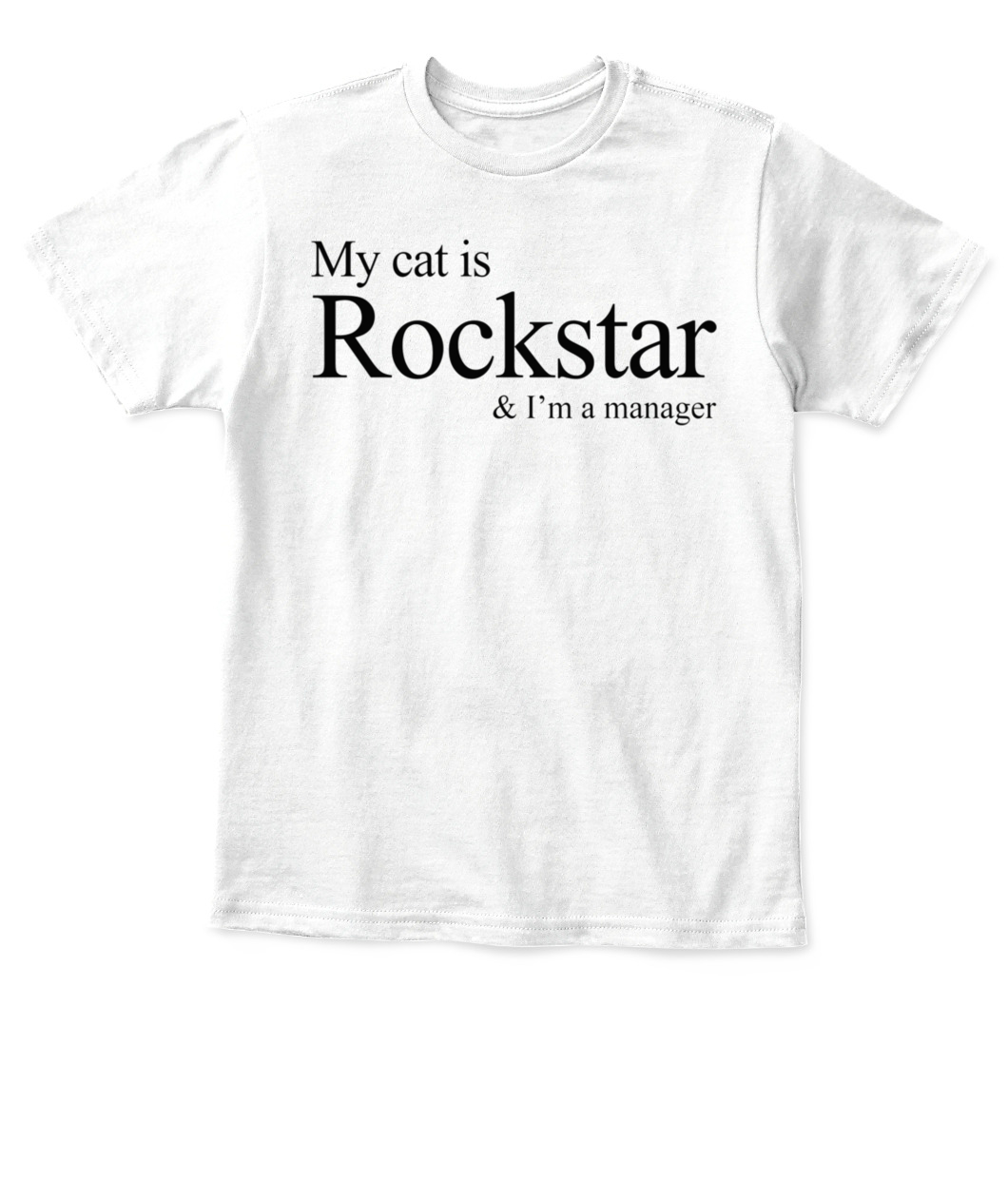 my cat is a rockstar t shirt