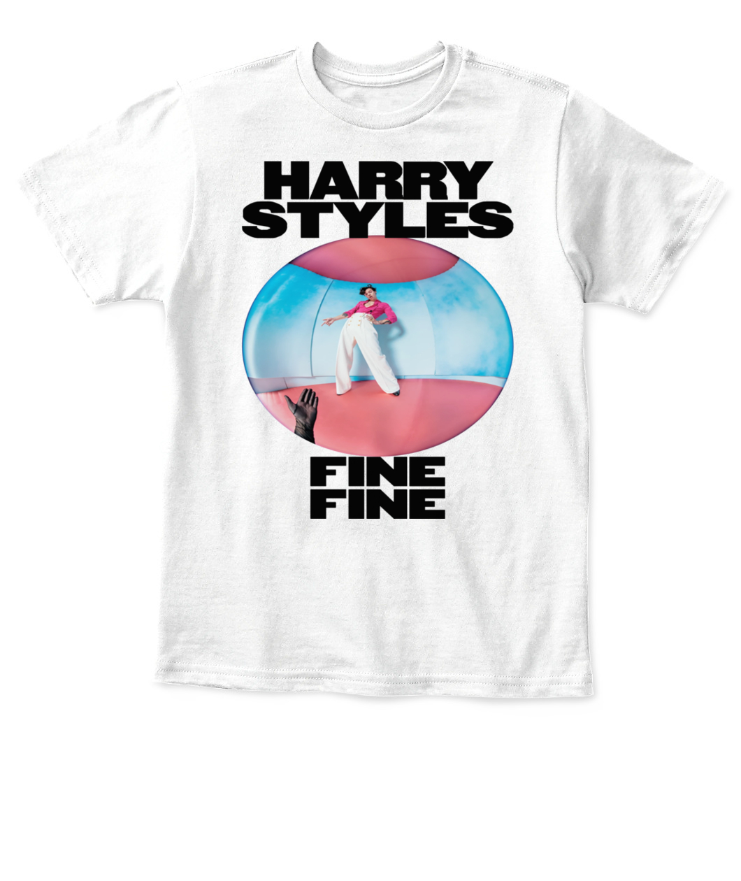 HARRY STYLES - FINE LINE WHITE SHIRT - Ellie Shirt
