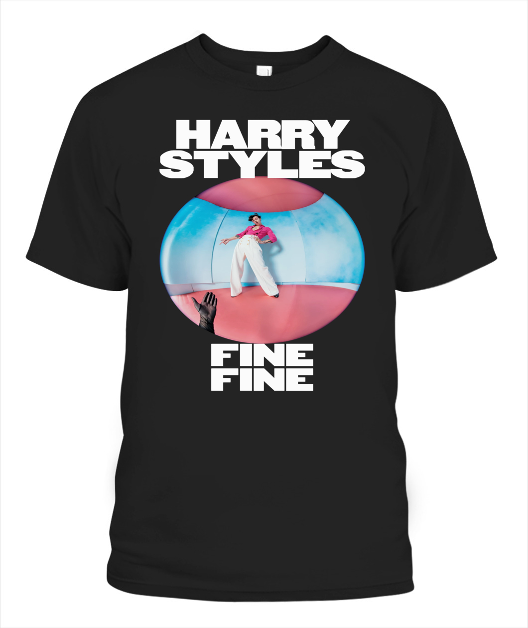 HARRY STYLES - FINE LINE BLACK SHIRT - Ellie Shirt
