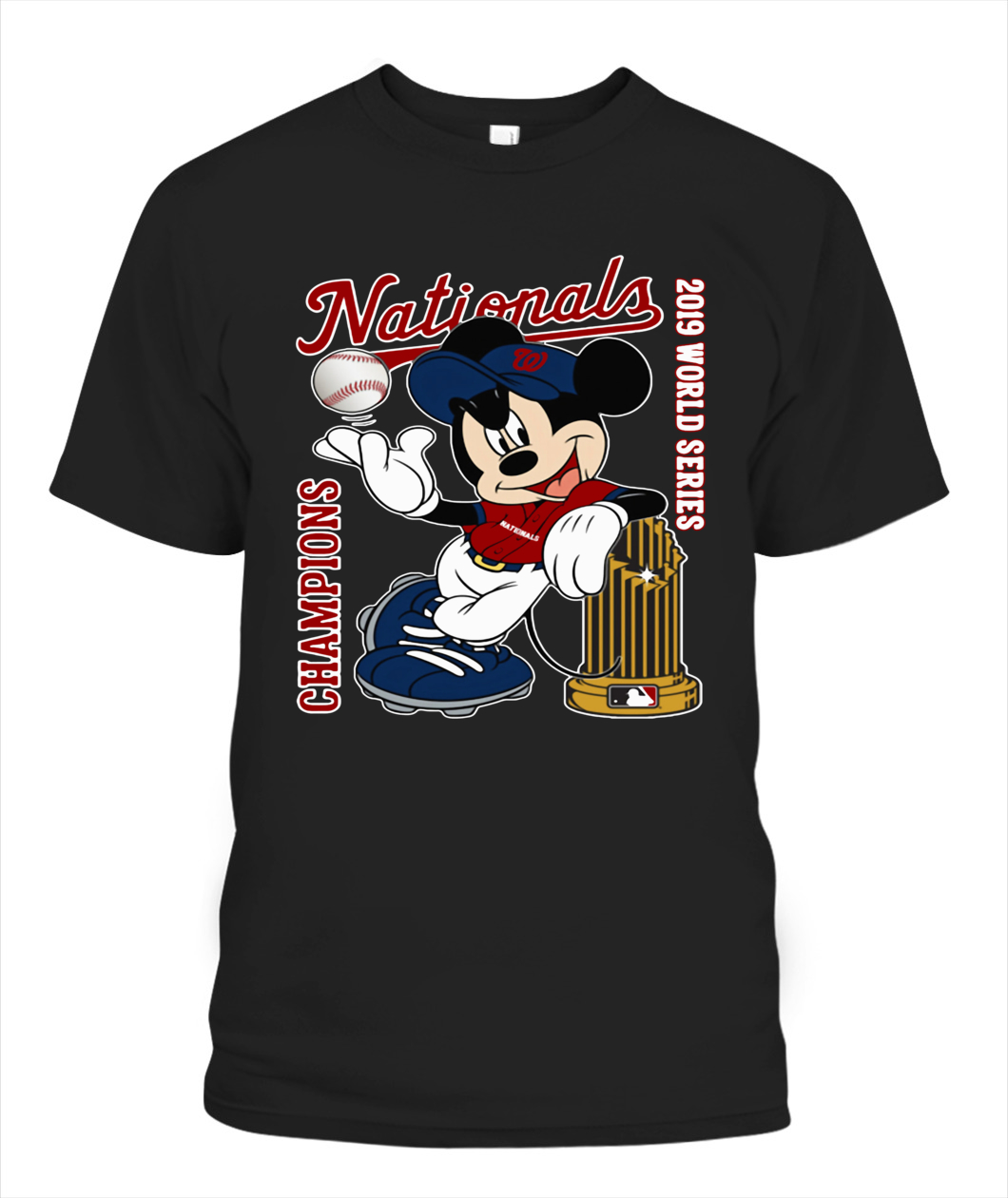 Mickey Mouse Washington Nationals Champions 2019 world series shirt