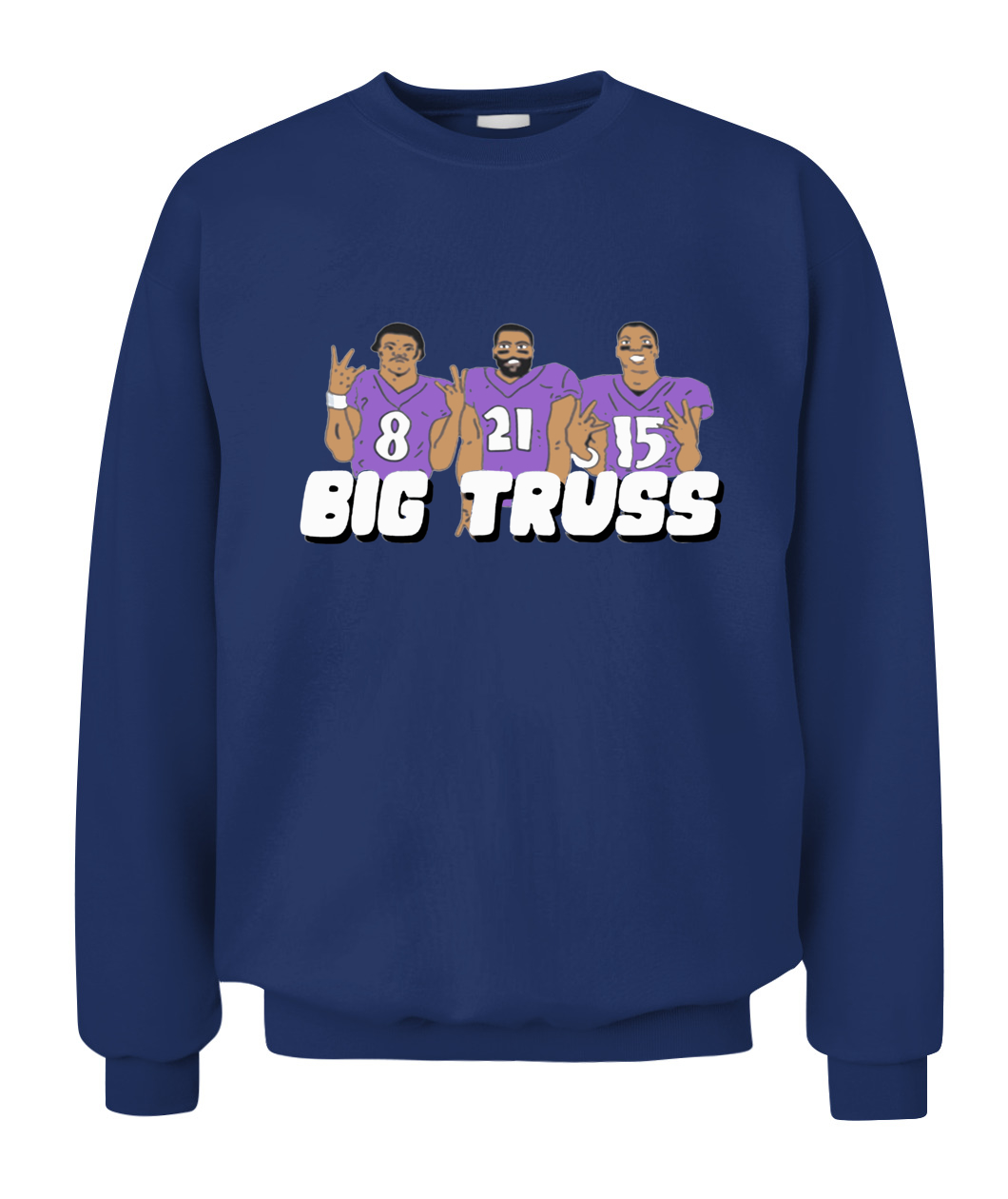 Big truss baltimore lamar jackson shirt, hoodie, sweater and long sleeve