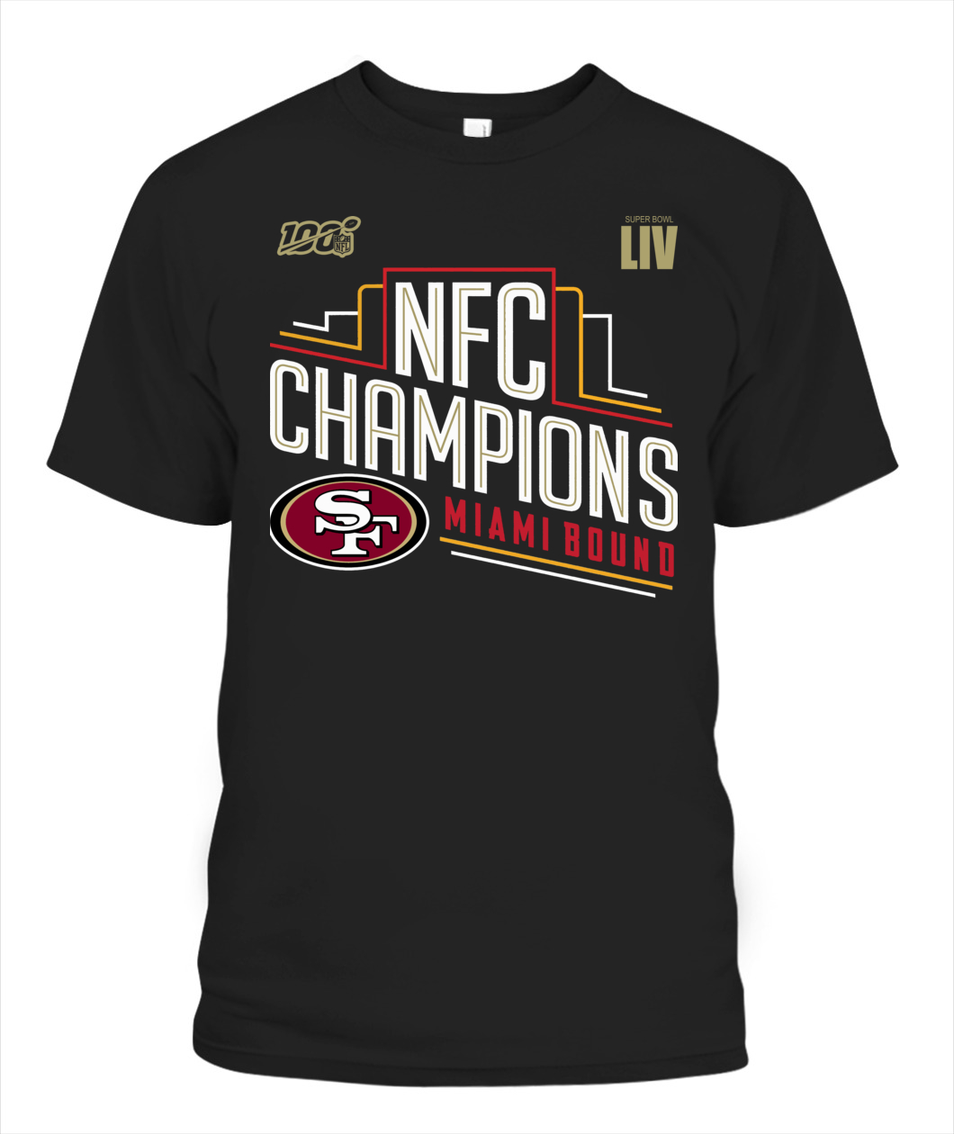 San Francisco 49ers 2019 NFC Champions T-Shirt - Ellie Shirt