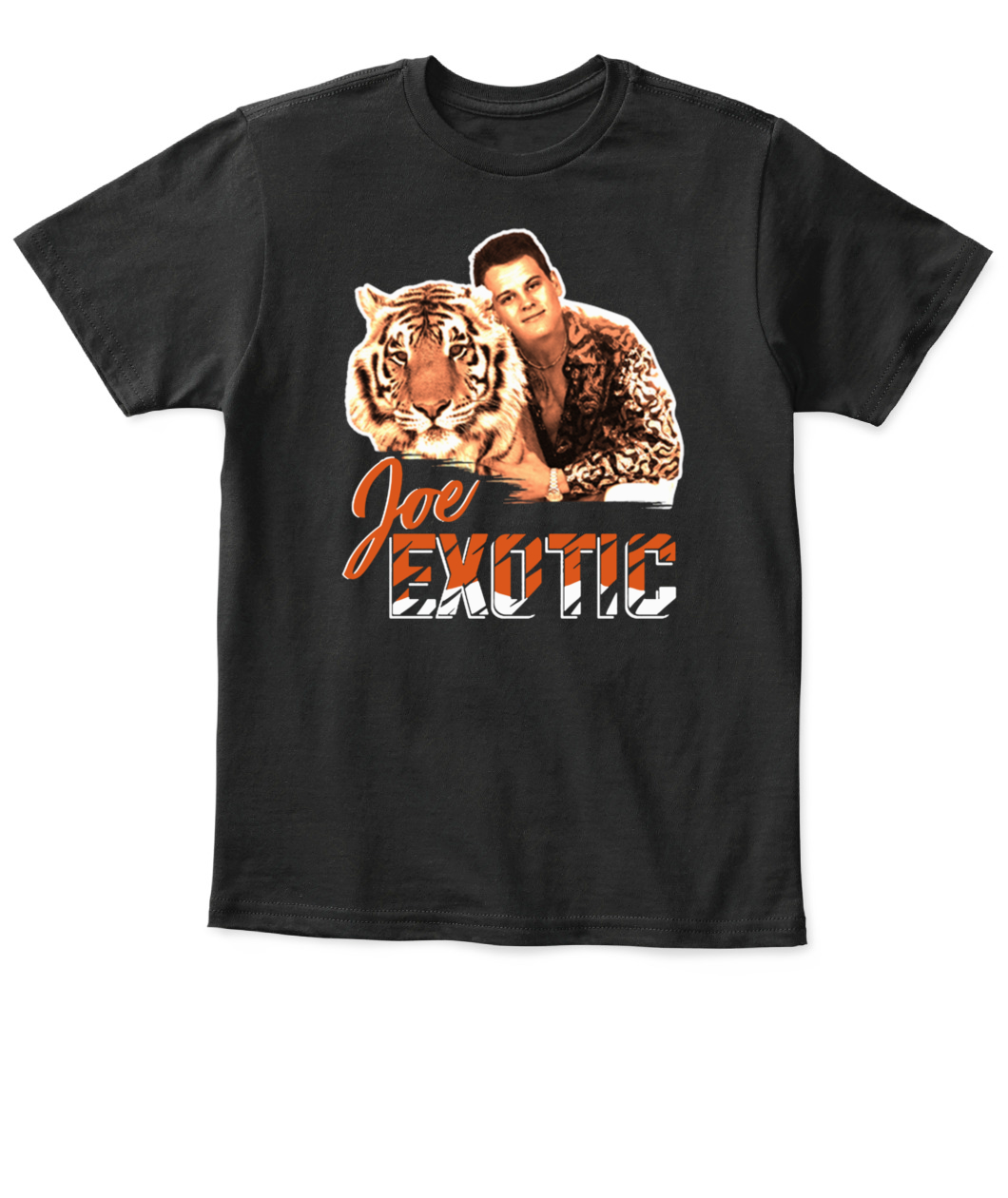 Joe Burrow Joe EXOTIC Tigers King Shirt Round Beach Towel