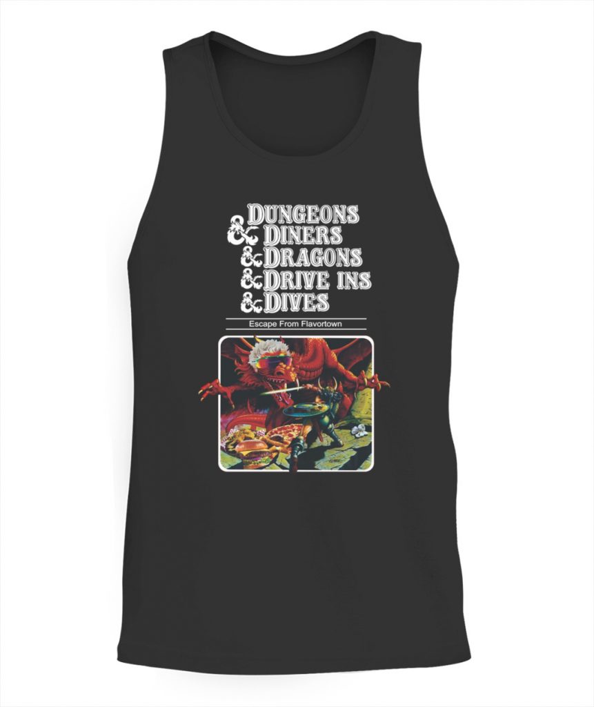dungeons and dragons and diners and dives shirt