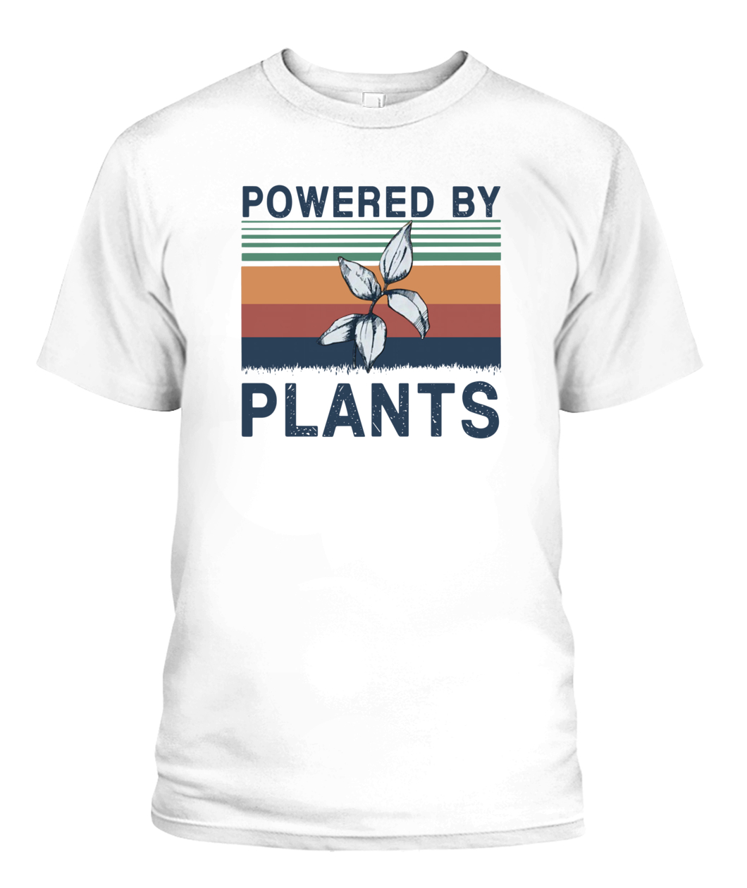 powered by plants running shirt