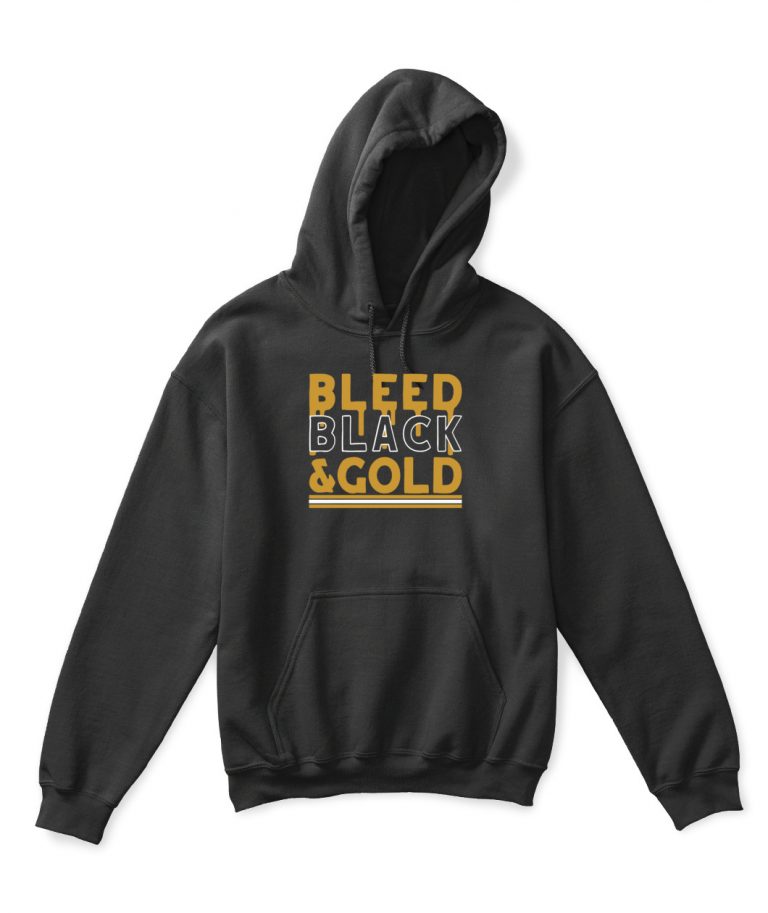 Bleed Black and Gold T-Shirt - Ellie Shirt