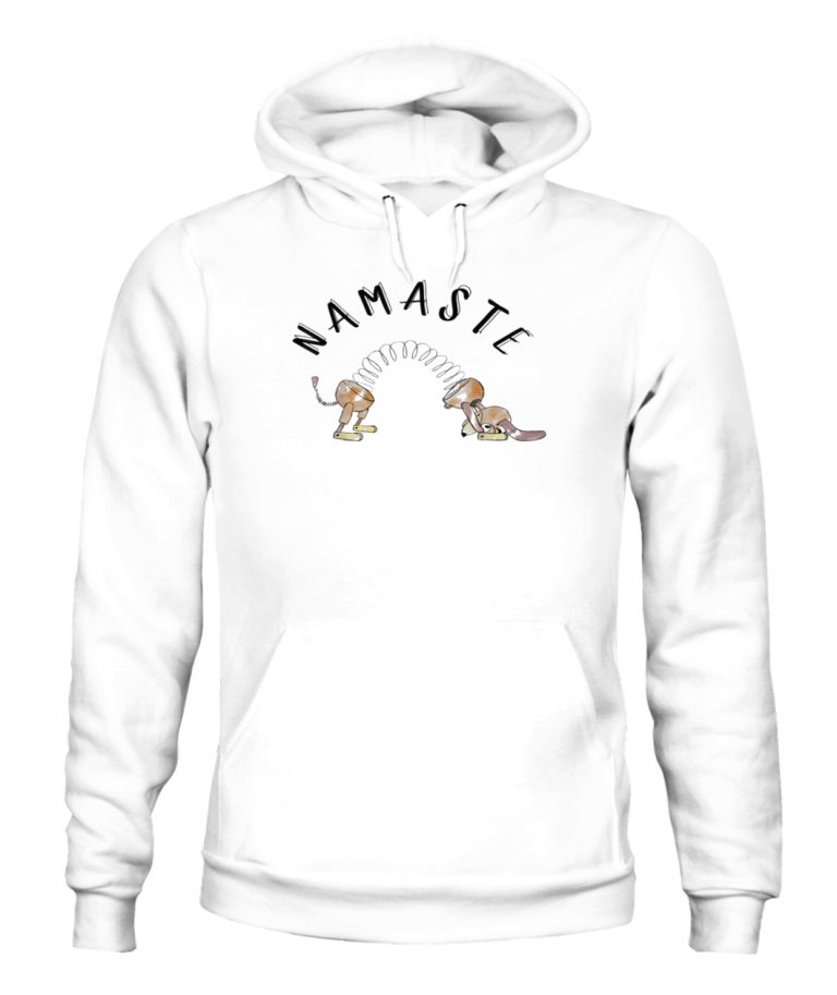 namaste slinky dog shirt