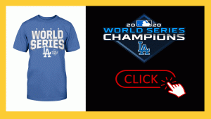 Los Angeles Dodgers 2020 World Series Champions Logo Shirt All our products bedding sets are custom printed and designed with love just for you! You can expect the following delivery times to receive your personalized shirt: US Orders: 3 - 5 days INT Orders: 7 - 10 days