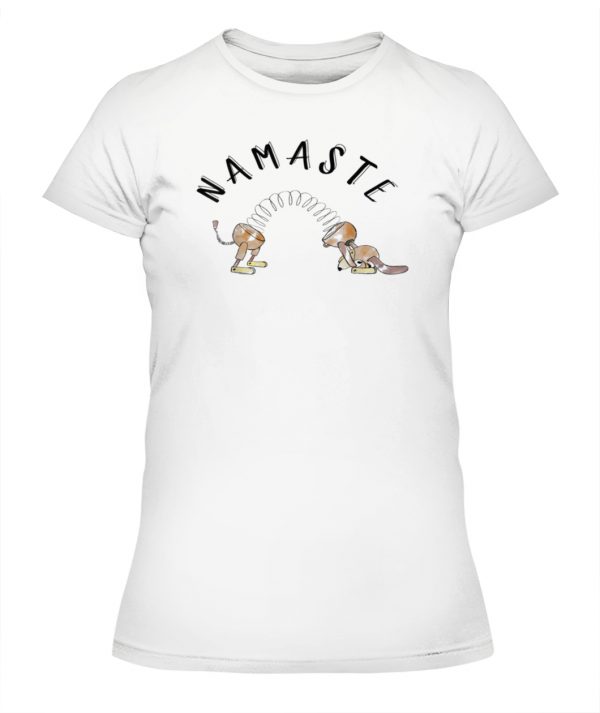 slinky dog namaste shirt