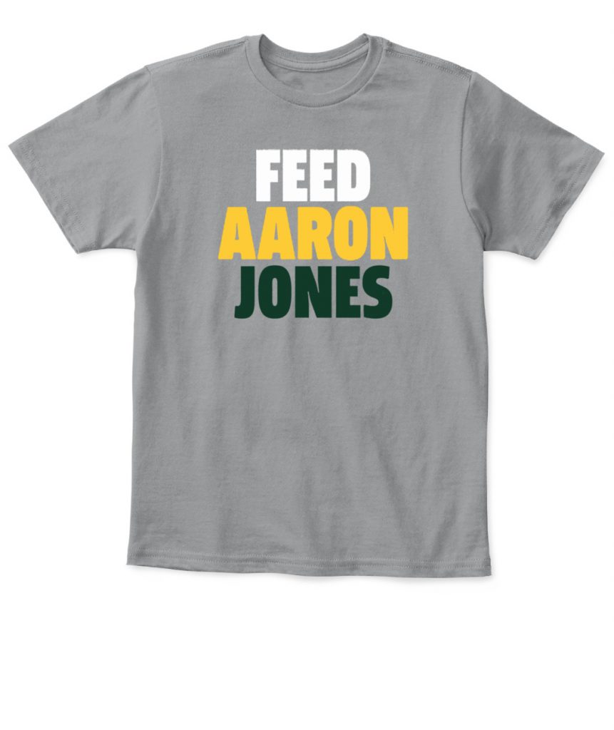 aaron jones t shirt