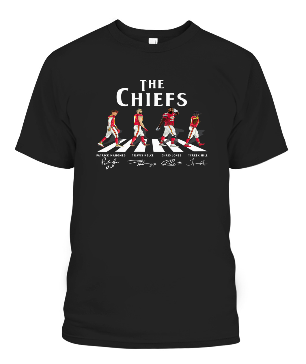 Kansas City Chiefs The Chiefs Abbey Road Signatures TShirt - Ellie Shirt