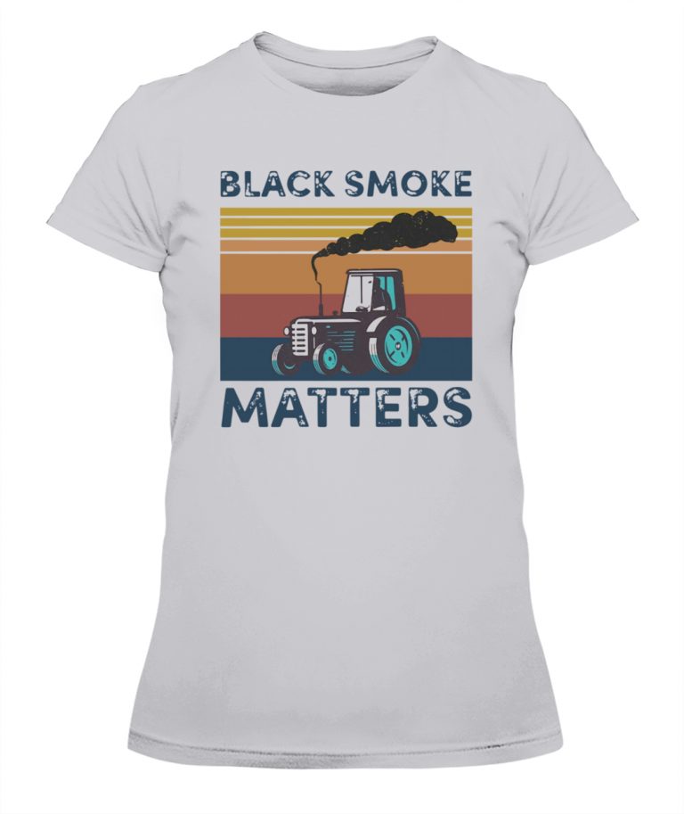 black smoke matters t shirt