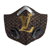 Louis Vuitton Gold In Dark Carbon PM 2,5 Face Mask