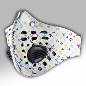 Rainbow Louis Vuitton Carbon PM 2,5 Face Mask