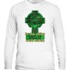 Cross in my veins flows the blood of Irish rebels St Patrick's Day t-shirt
