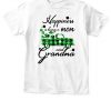 HAPPINESS IS BEING A MOM AND GRANDMA ST PATRICK'S DAY T-SHIRT