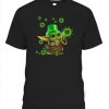 Leprechaun Baby Yoda Coronavirus St Patricks Day T-Shirt