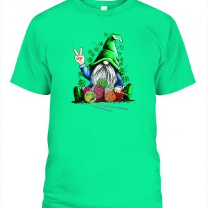 Gnomie hug knitting St Patrick's day shirt