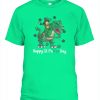 Happy St PaTREX Day T-Shirt Irish riding dinosaurs happy St Patrick's Day