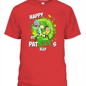 HAPPY ST PATRICK'S DAY T-SHIRT Funny Rick and Morty
