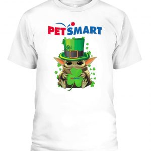 BABY YODA PETSMART SHAMROCK ST.PATRICK'S DAY T-SHIRT