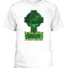 Cross in my veins flows the blood of Irish rebels St Patrick's Day t-shirt