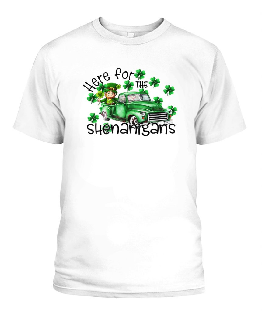 st patricks day shenanigans t shirt