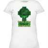 Cross in my veins flows the blood of Irish rebels St Patrick's Day t-shirt
