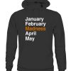JANUARY FEBRUARY MADNESS APRIL MAY SHIRT 2021 NACC March Madness