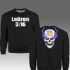 Lebron 3:16 Shirt Stone Cold Steve Austin 3:16 Skull Los Angeles Lakers Lebron James
