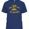 ELVIS HAS JUST LEFT THE BUILDING SHIRT Pittsburgh Penguins Elvis Presley