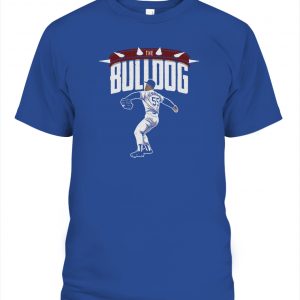 THE BULLDOG SHIRT OREL HERSHISER Los Angeles Dodgers