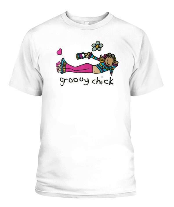 green groovy chick t shirt