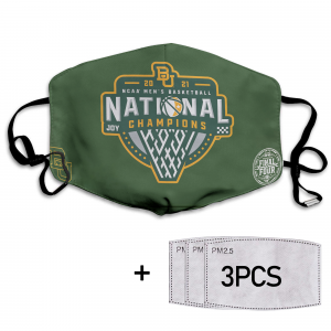 Baylor Bears 2021 NCAA Men's Basketball National Champions Face Mask