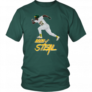 Man Of Steal Shirt Rickey Henderson - Oakland Athletics Legends