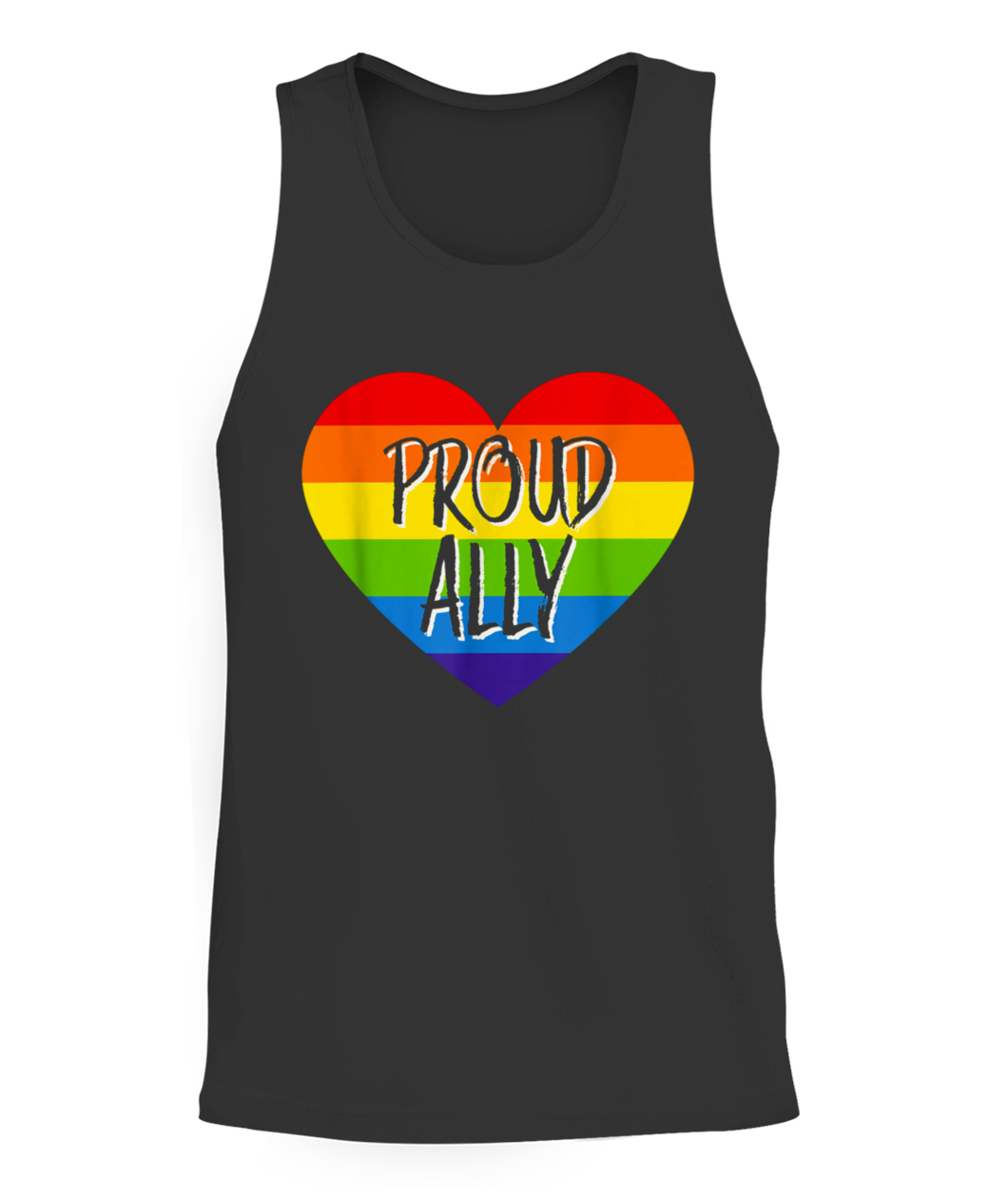 PROUD ALLY RAINBOW FLAG GAY PRIDE MONTH SUPPORT SHIRT - Ellie Shirt