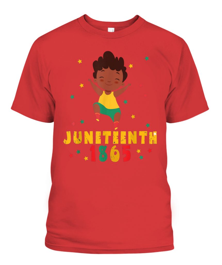 JUNETEENTH CELEBRATING 1865 CUTE BLACK BOYS TODDLER KIDS T-SHIRT ...