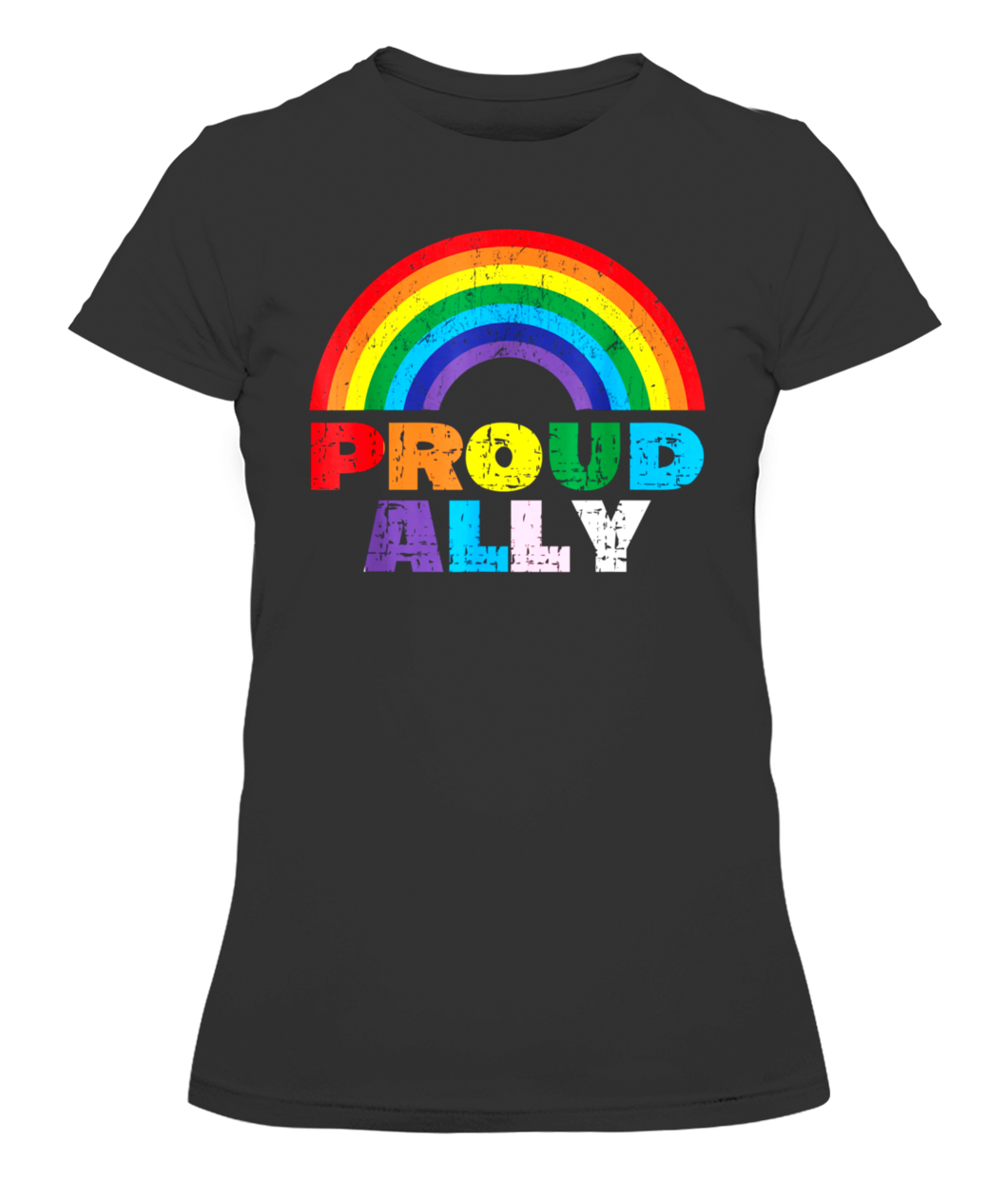 Proud Ally Lgbt Rainbow Gay Pride Month T Shirt Ellie Shirt