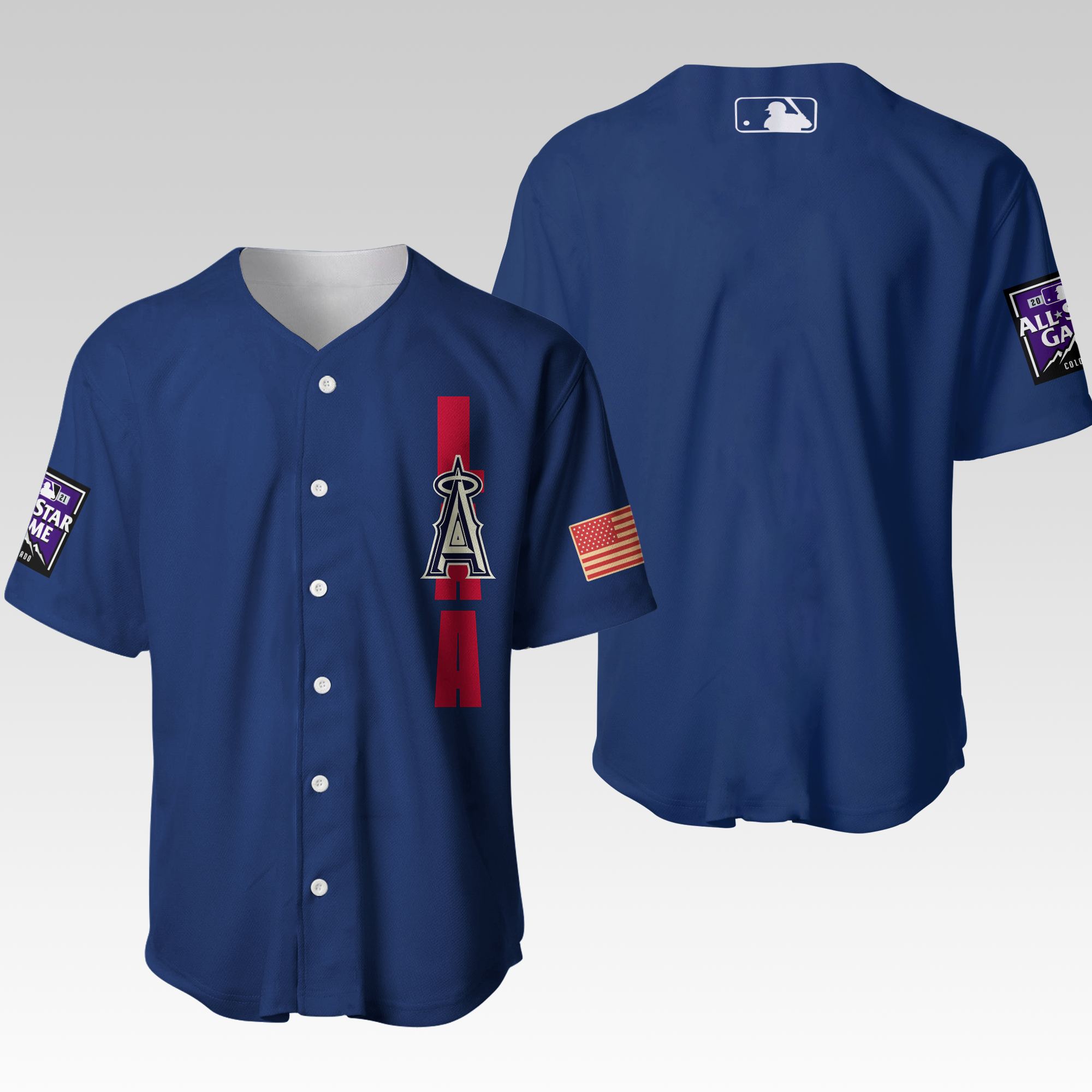 los angeles angels blue jersey