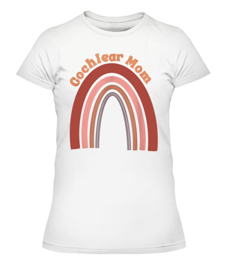 Cochlear Mom - Cute Deaf Pride T-Shirt - Ellie Shirt
