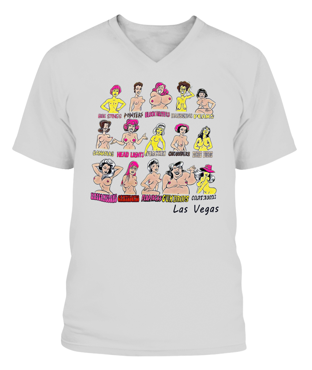 Vintage Boobs Breasts Types(w) Classic T-shirt. By Artistshot