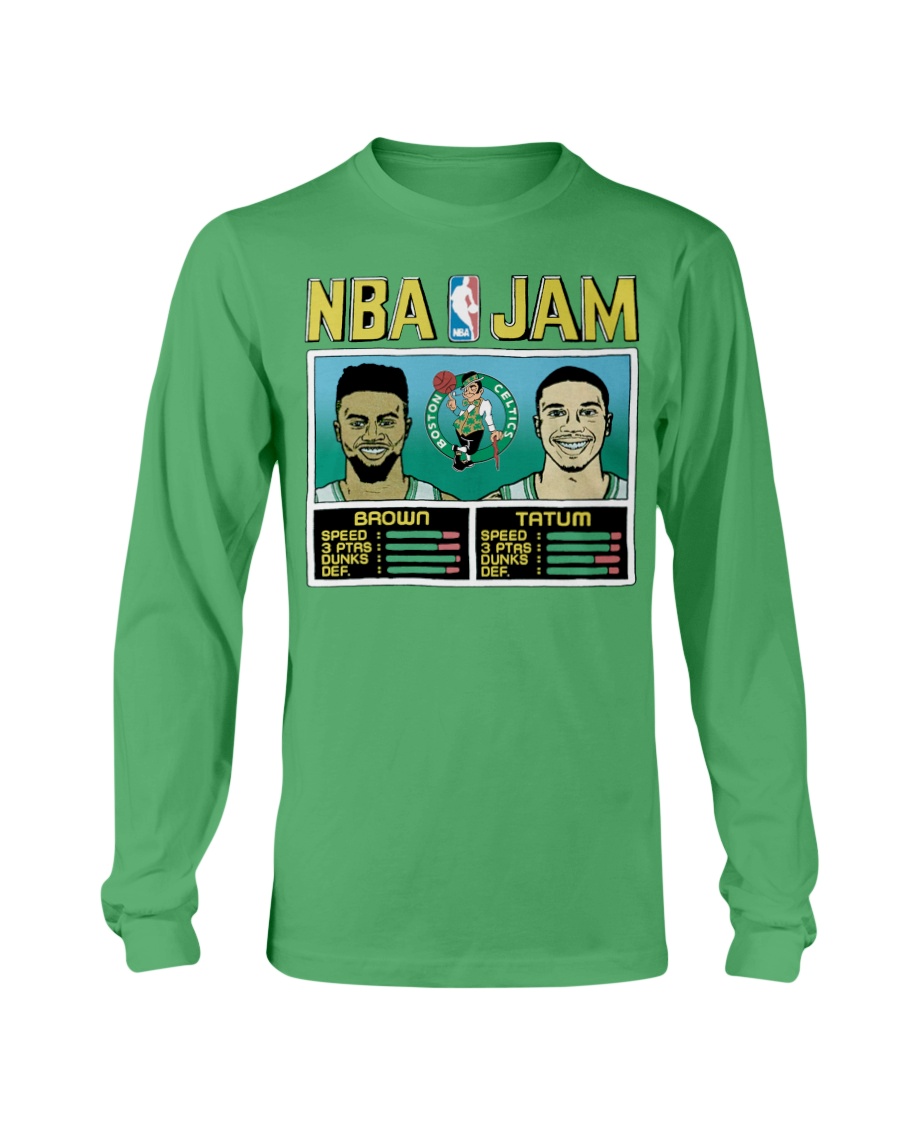 Official NBA Jam Celtics Brown And Tatum Shirt, hoodie, sweater, long  sleeve and tank top