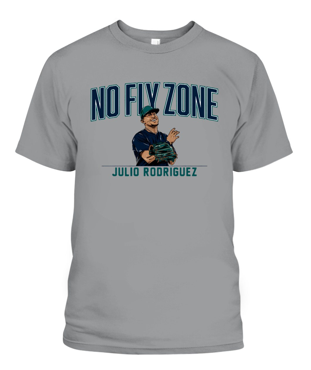 Julio Rodriguez No Fly Zone Baseball Mariners Unisex T-Shirt