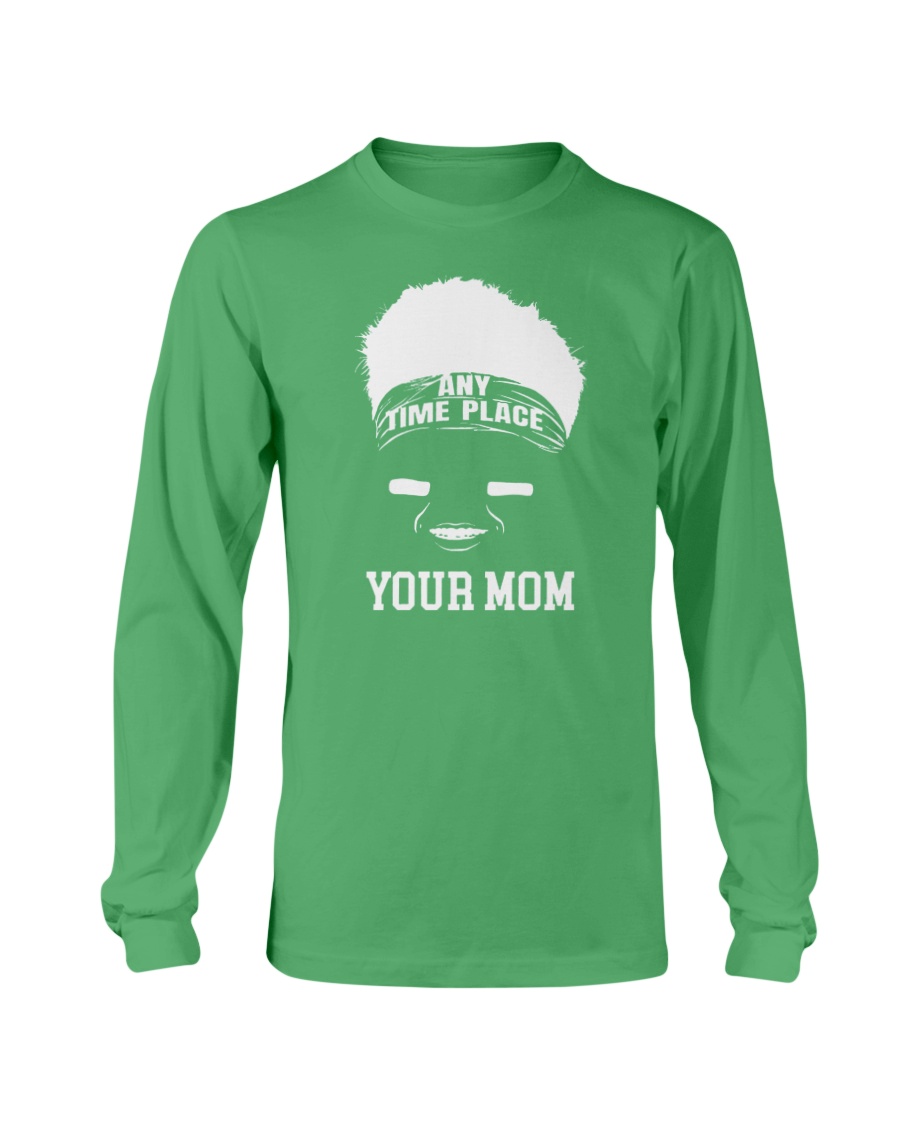 Any Time Place Your Mom Zach Wilson Silhouette T Shirt |