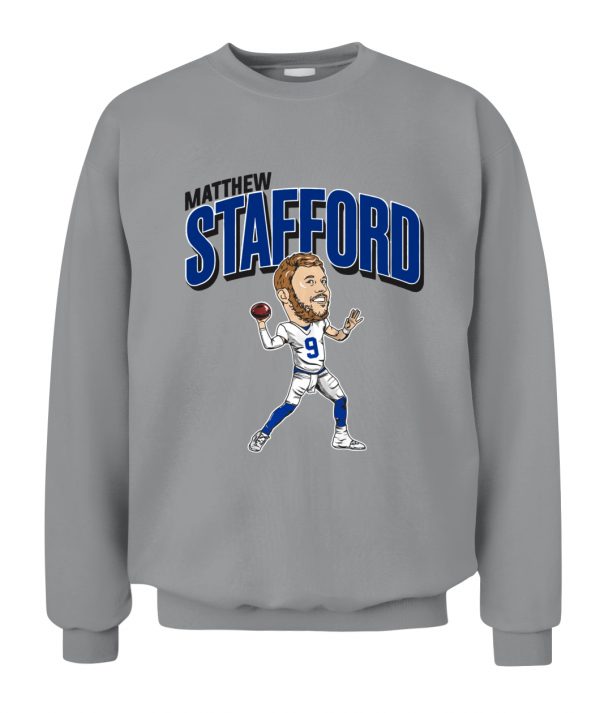 Matthew Stafford Caricature American football quarterback for the Los  Angeles Rams T-Shirt - Guineashirt Premium ™ LLC