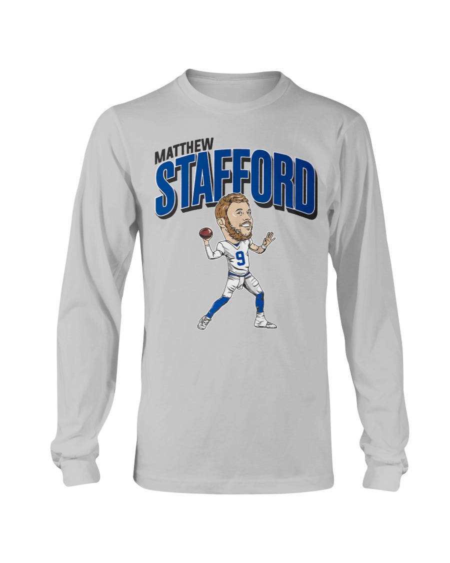 Matthew Stafford Caricature American football quarterback for the Los  Angeles Rams T-Shirt - Guineashirt Premium ™ LLC