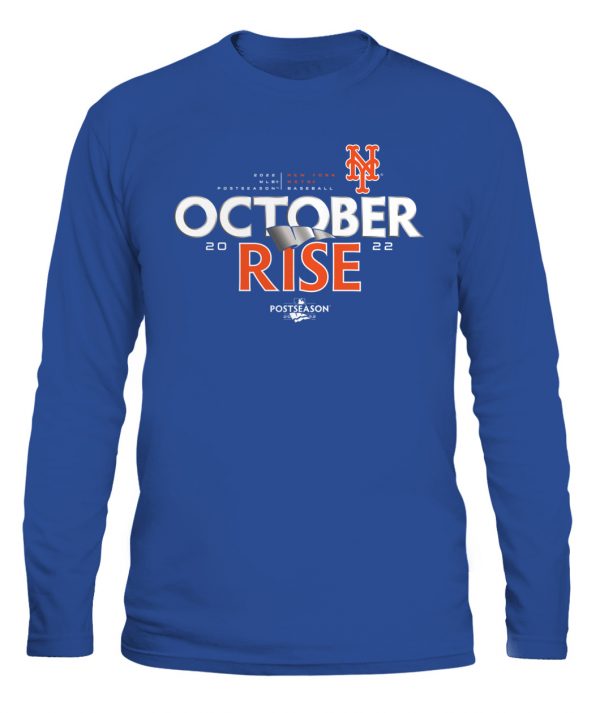 New York Mets October Rise 2022 Postseason shirt, hoodie, sweater