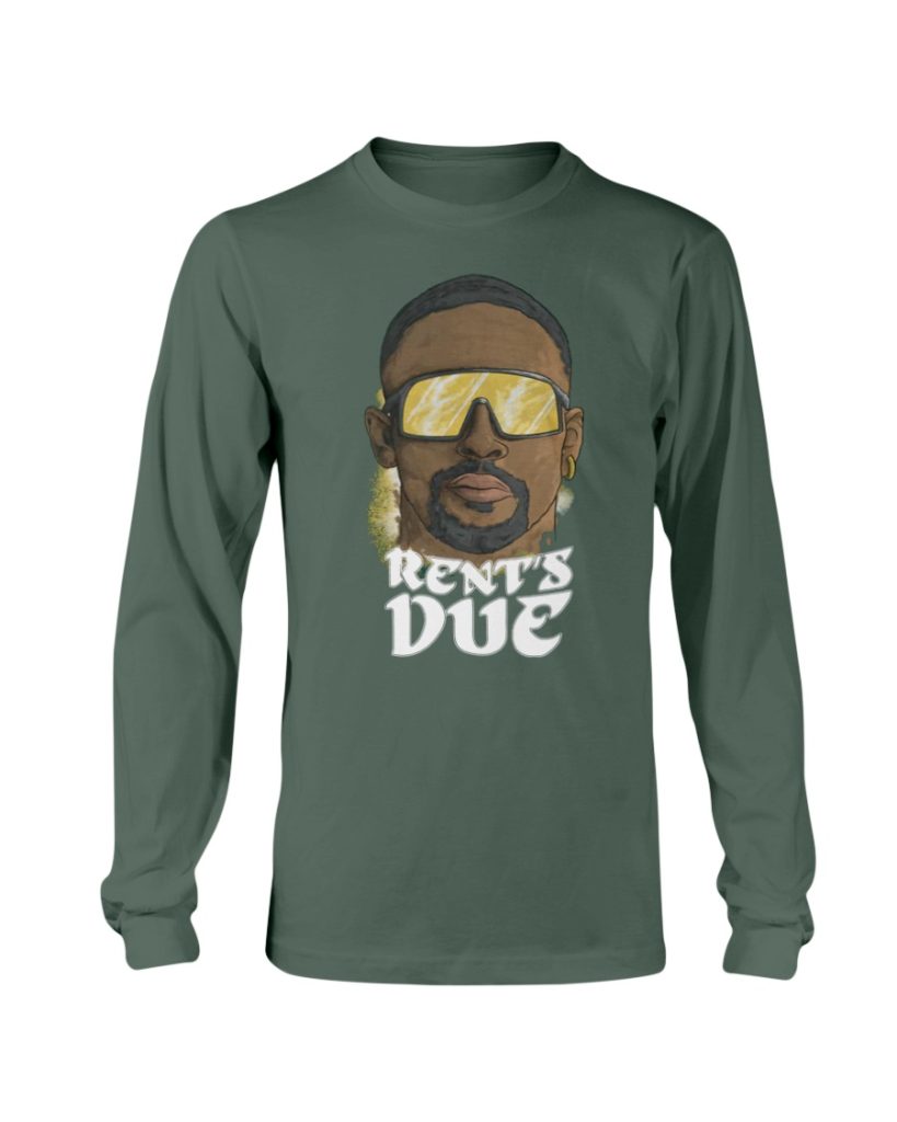 jalen hurts rent is due shirt